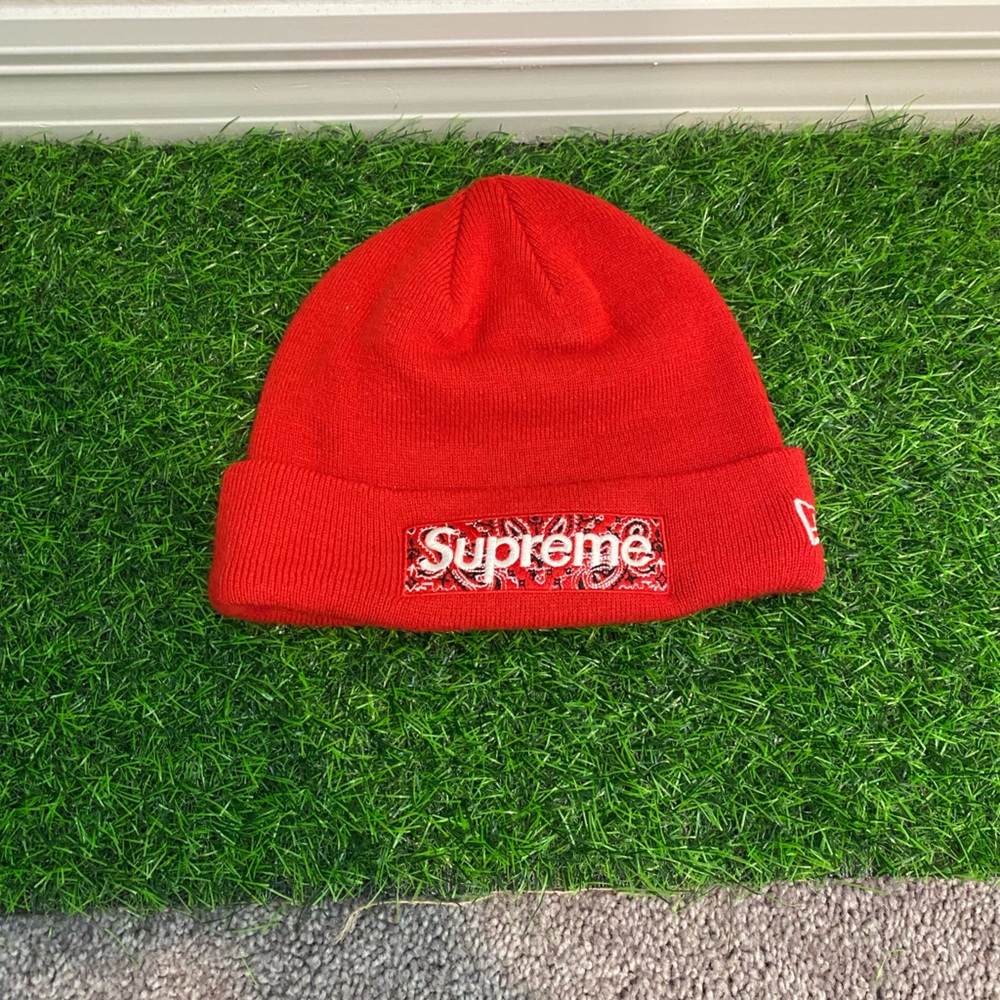 Supreme box logo beanie - Picture 1 of 2
